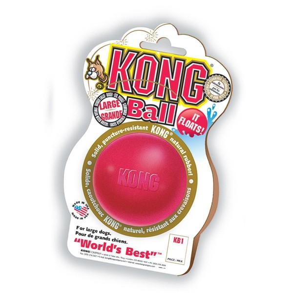 Jouet chien Kong ball Large rouge 7cm