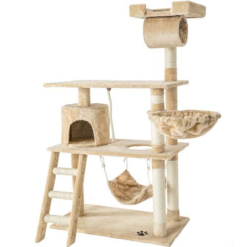 Arbre à chat 141 cm MARCEL, Griffoir + Corde de je
