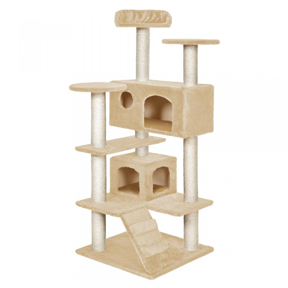 Arbre à chat 131 cm MICKI, Griffoir, Grattoir, Tro