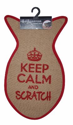 TAPIS GRIFFOIR POUR CHAT FORME POISSON