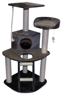 Arbre à chat griffoir 120CM couleur anhtracite ave