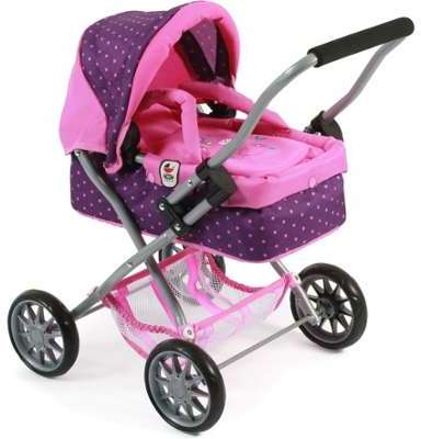 Landau jouet Bayer Chic 2000 Smarty dots purple pi
