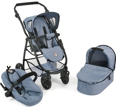 Landau jouet Bayer Chic 2000 Emotion 3 en 1 jeans