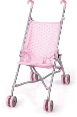 Poussette canne jouet Bayer rose
