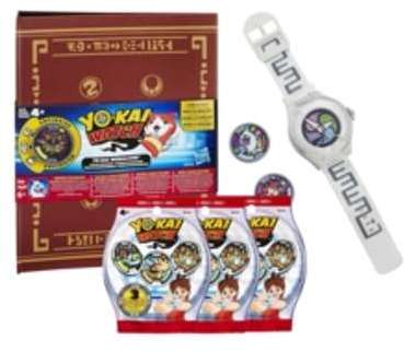 Medallium Yo-Kai Watch 3 sachets de 3 médailles Montre Medallium Yo-Kai Watch 3 sachets