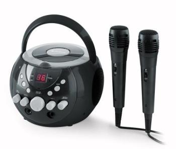 Auna SingSing Lecteur karaoké CD CD+G LED 2x micro