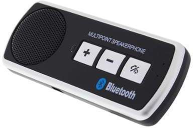 Kit main libre voiture Bluetooth attache pare-soleil Kit main libre voiture Bluetooth