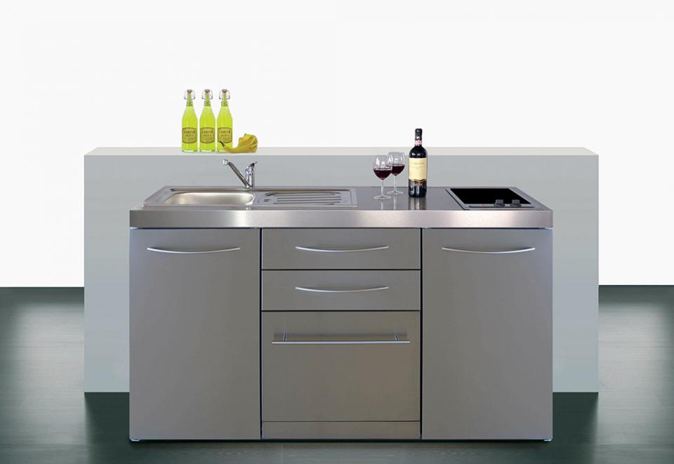 Mini-Cuisine avec Frigo, Lave-Vaisselle et Inducti
