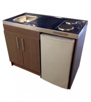 Kitchenette électrique Meuble sous évier décor boi
