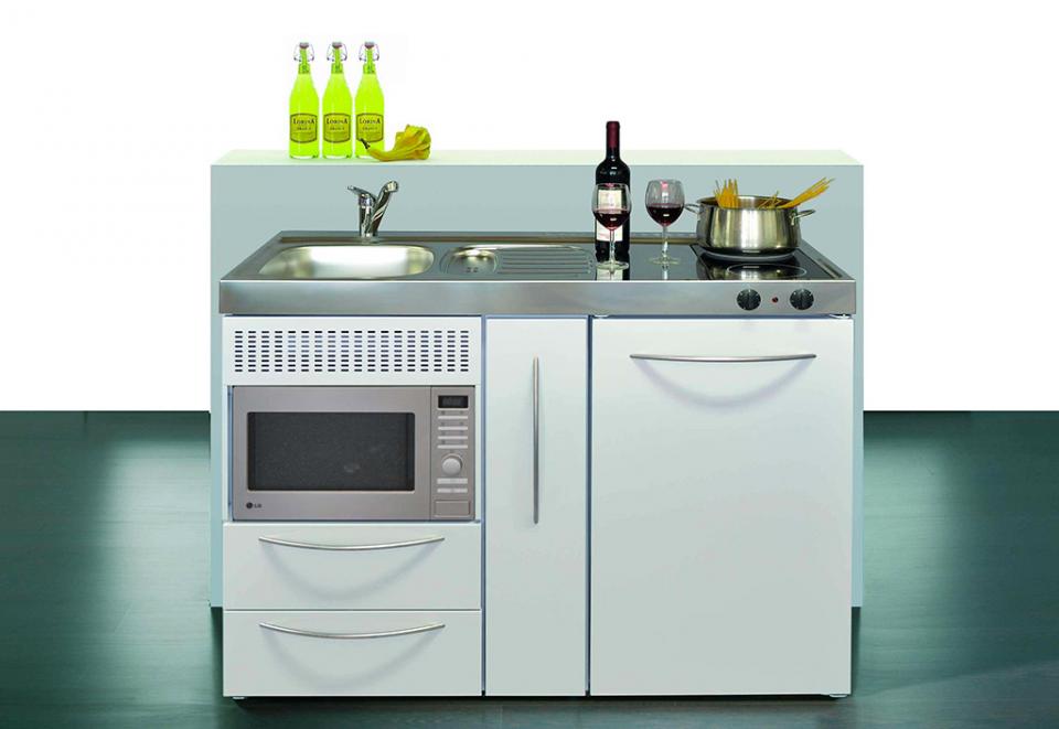 Mini-Cuisine avec Frigo, Micro-Ondes et Vitrocéram