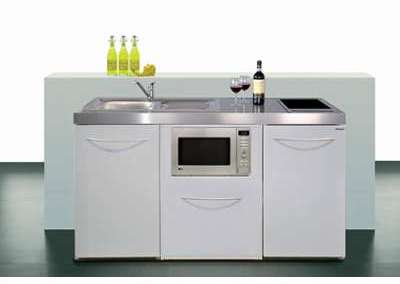 Mini-Cuisine avec Frigo, L-V, Micro-Ondes et Induc