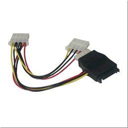 MCL Adapteur DAlimentation SATA / 3x Molex 51/4