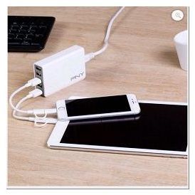 PNY P-AC-5UF-WEU01-RB chargeur de téléphones porta