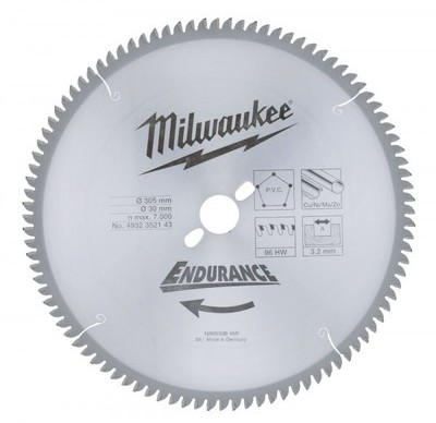 Lame de scie radiale MILWAUKEE 305 mm 96 dents- 49