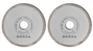 VidaXL 2 disques diamantés sans fentes pour meuleu