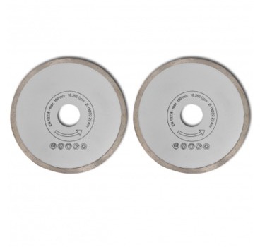 VidaXL 2 disques diamantés sans fentes pour meuleu