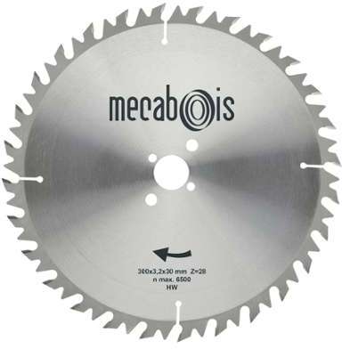 Mecabois - Lame de scie circulaire au carbure anti