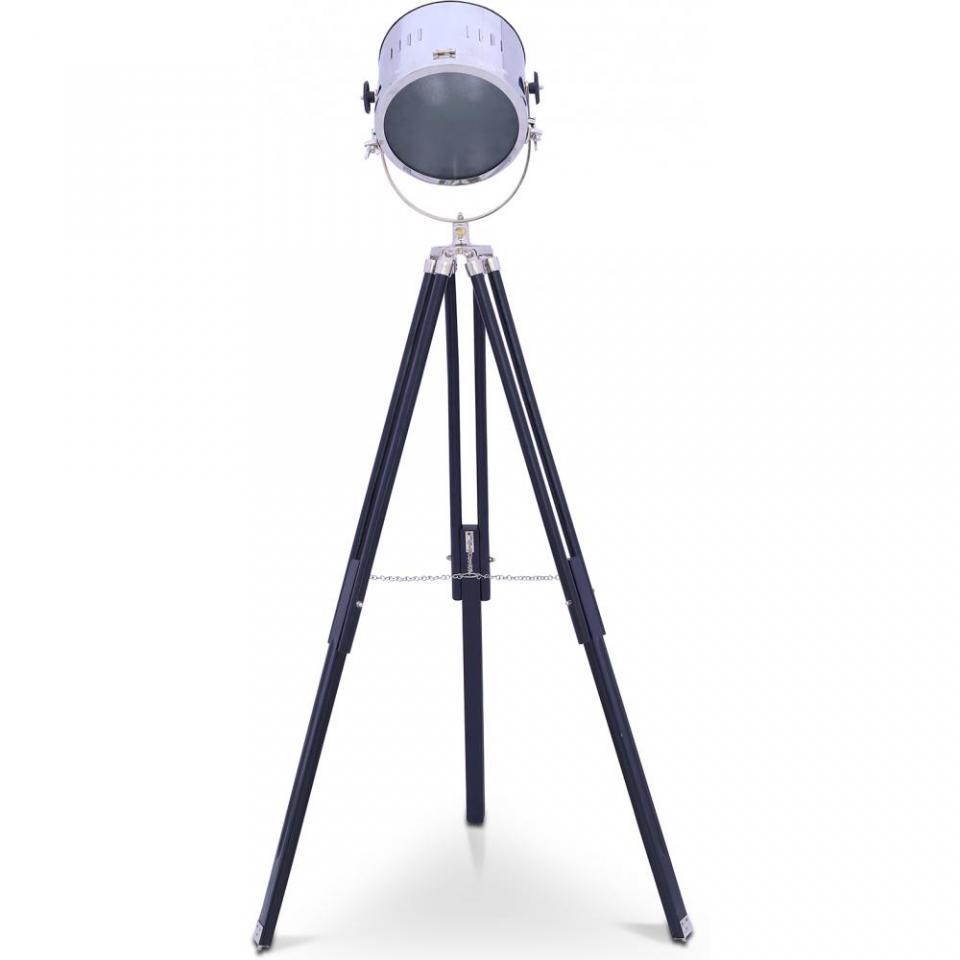 Lampadaire Trépied Projecteur design Vintage Nauti
