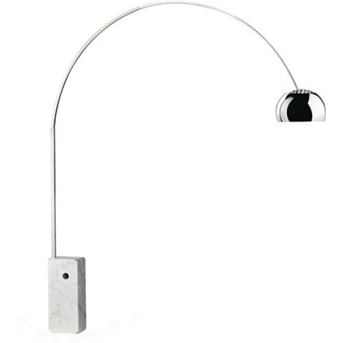 Lampadaire Arco (base carrée) Achille Castiglioni