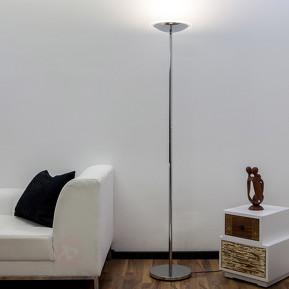 Lampadaire à éclairage indirect LED Malea brillant