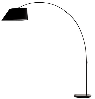 Lampadaire Arc - Métal noir