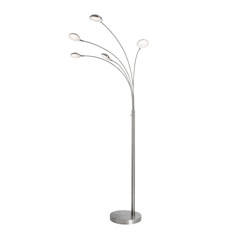 Lampadaire LED Mio - Métal / Verre - 5 ampoules