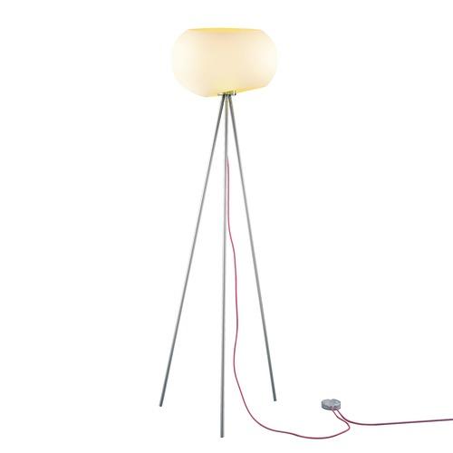 Lampadaire Key by Micron - Verre Argenté 4 ampoule