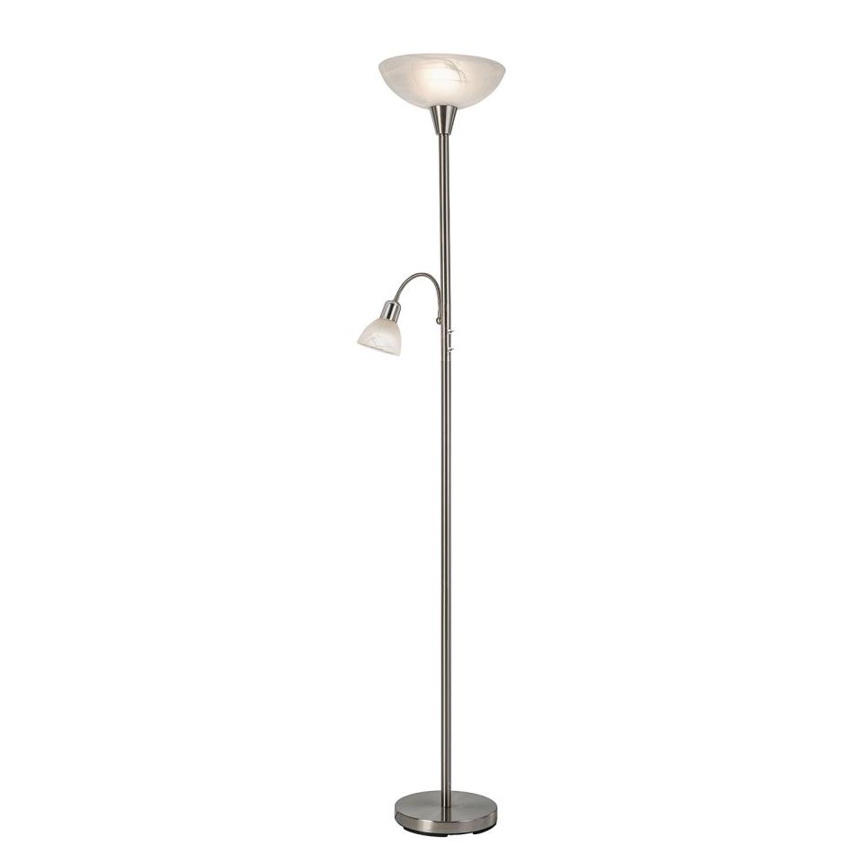 LED-Lampadaire Mikado - verre / métal - 2-ampoules