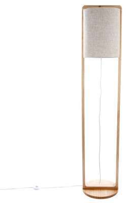 Lampadaire bois naturel Imad - Hauteur 152 cm - Gr