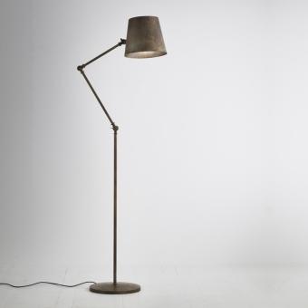 Lampe industrielle sur pied en fer Reporter Il Fan