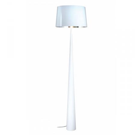 Lampadaire design totem blanc