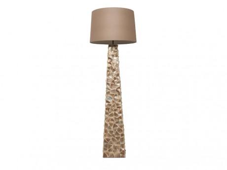 SOLDES - Lampadaire OCEANE en nacre et MDF - H.168