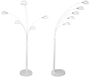 Lampadaire design blanc 5 branches orientables ENOLA Lampadaire design blanc 5