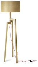 Lampadaire 3 pieds bois Almaty Solde