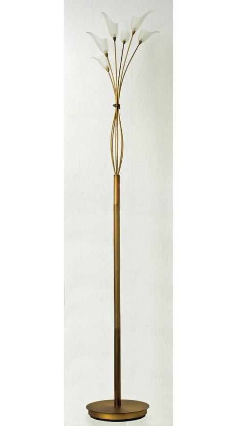 TULIP Lampadaire Finition bronze H167cm