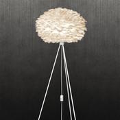 Lampadaire trépied en métal avec diffuseur boule e
