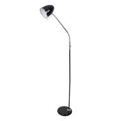 Lampadaire flexible en métal laqué finition chrome