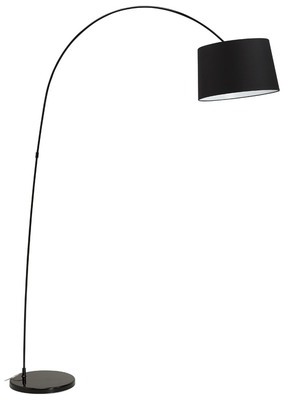 Lampadaire arqué design EKLIPS noir