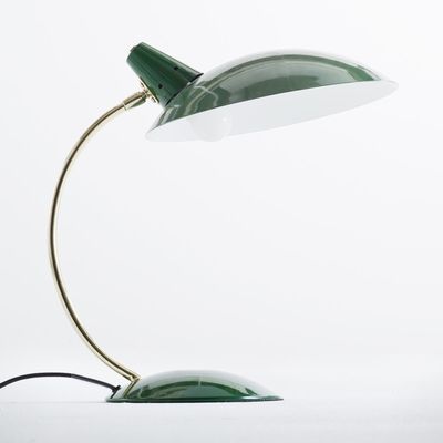 Lampe à poser métal et laiton vintage, Rosella - L