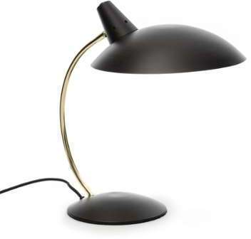 Lampe à poser métal et laiton vintage, Rosella - L