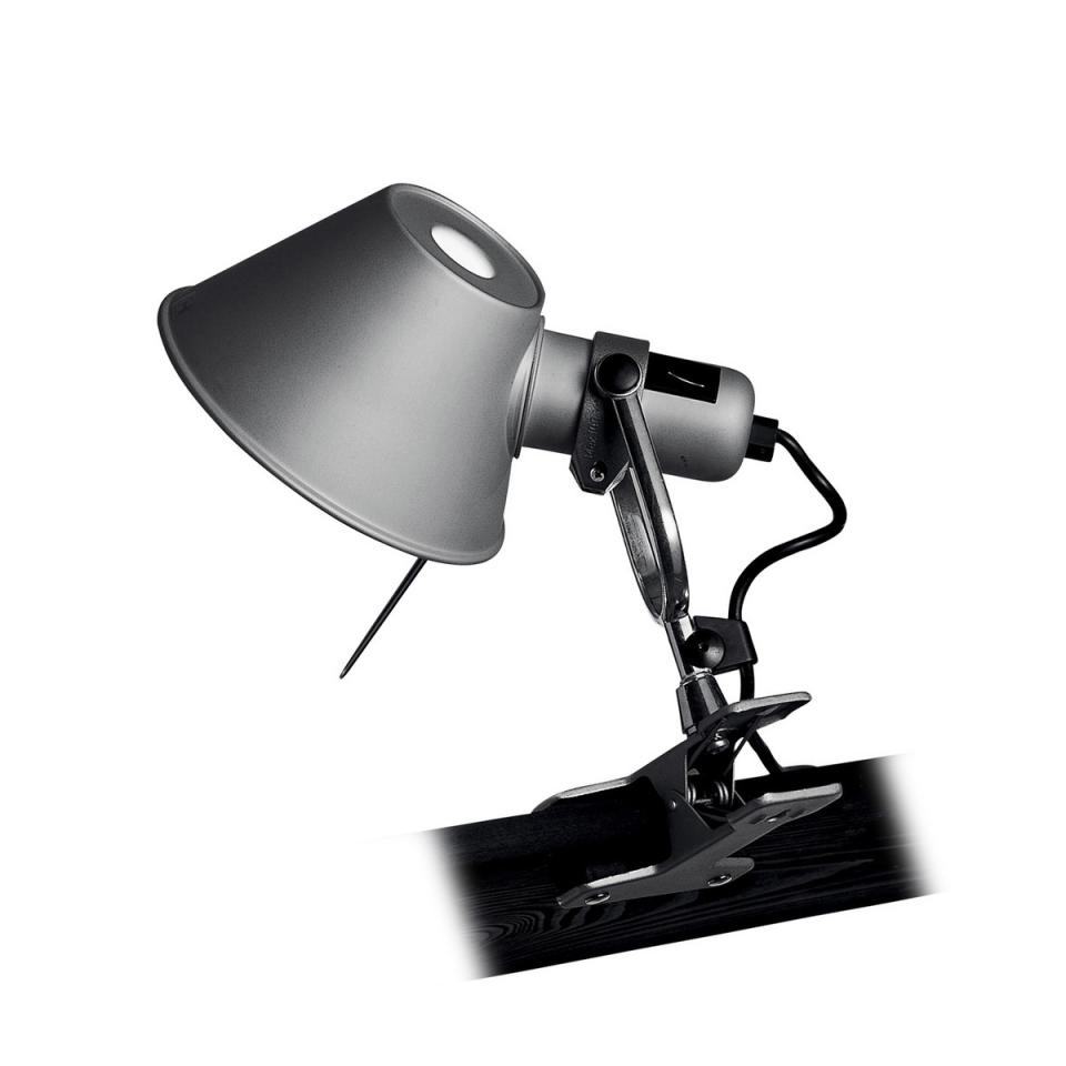 Artemide - Tolomeo, Pinza Lampe à pince, alu argen