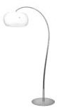Préliance lampadaire avec verrerie acidée blanche