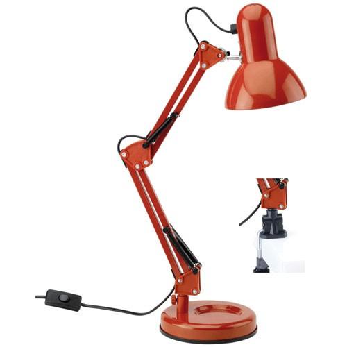 Lampe de bureau articulée Techno - rouge