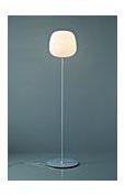 Lampadaire globe en verre dépoli blanc collection
