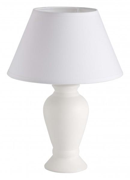 Lampe de table Brilliant Donna Blanc, 1 lumière -