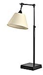 Lampe ajustable en métal patiné noir L88