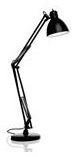 Lampe de bureau JJ articulée en métal noir mat