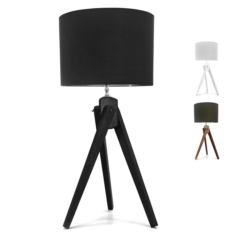 Lampe de Bureau Trépied - Style Nordique - Bois mu