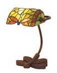 Libel lampe de bureau en verre style Tiffany
