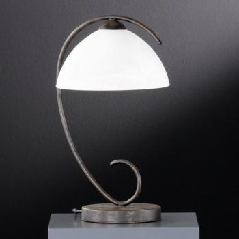 Lampe de table Honsel Imke Rouille, 1 lumière - Ca